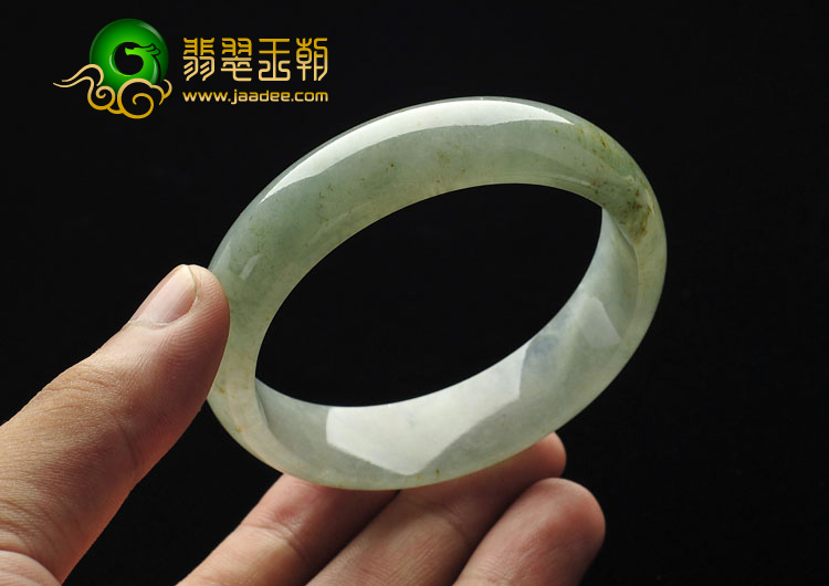 冰种晴水缅甸翡翠A货手镯（57.3mm）