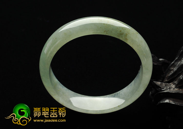 冰种晴水缅甸翡翠A货手镯（57.3mm）