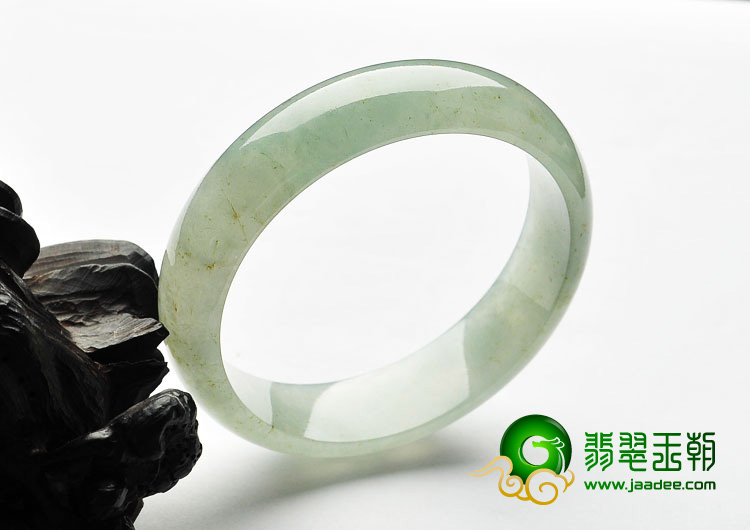 冰种晴水缅甸翡翠A货手镯（57.3mm）