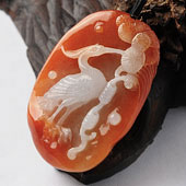 糯冰种红黄翡缅甸翡翠A货松鹤延年挂件