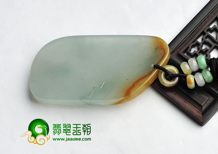（超值推荐）冰种晴水褐黄翡缅甸翡翠A货汀州一梦挂件