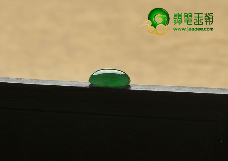 冰种菠菜绿缅甸翡翠A货戒面