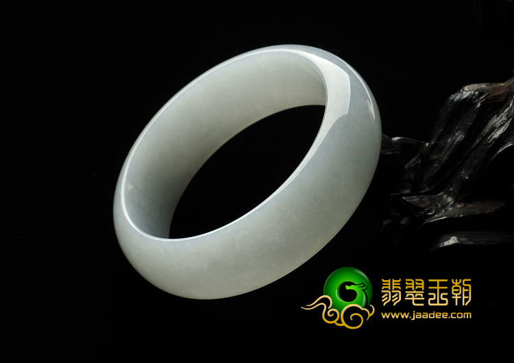 糯冰种晴水缅甸翡翠A货手镯（60.3mm）