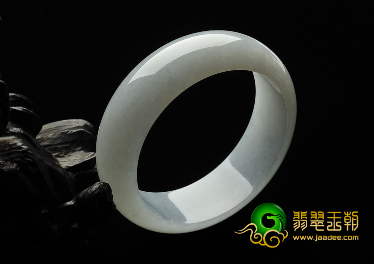 糯冰种晴水缅甸翡翠A货手镯（60.3mm）