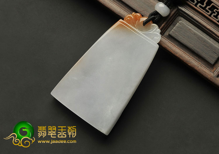 （超值推荐）糯冰种晴水褐黄翡缅甸翡翠A货画龙点睛挂件