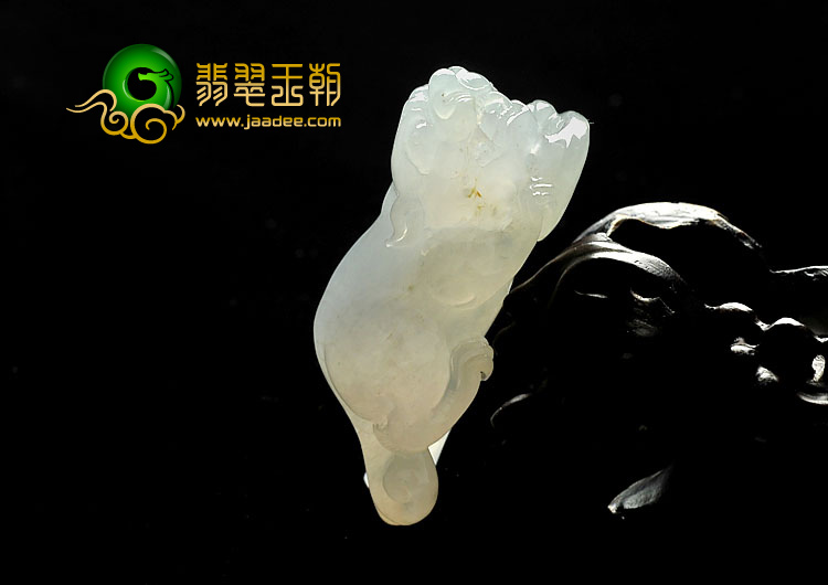 冰种晴水缅甸翡翠A货貔貅挂件