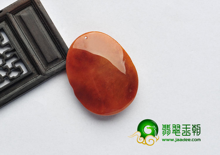 糯冰种红黄翡缅甸翡翠A货玉佛挂件
