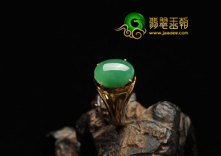 冰种蓝绿缅甸翡翠A货戒面（单价）