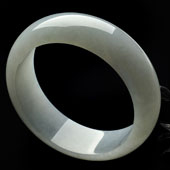糯冰种晴水缅甸翡翠A货手镯（60.3mm）