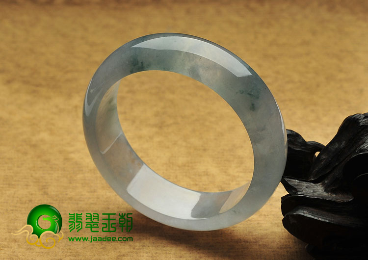 冰种飘花缅甸翡翠A货手镯（58.4mm）