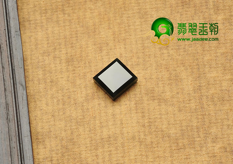 冰种墨翠缅甸翡翠A货戒面