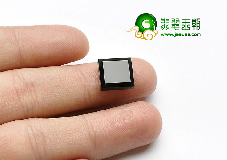 冰种墨翠缅甸翡翠A货戒面