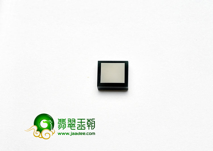 冰种墨翠缅甸翡翠A货戒面