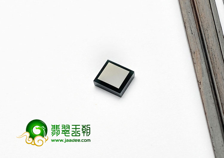 冰种墨翠缅甸翡翠A货戒面