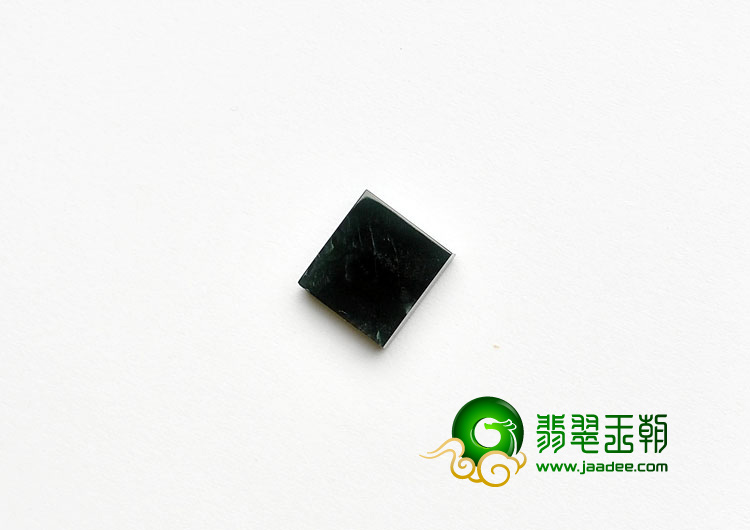 冰种墨翠缅甸翡翠A货戒面