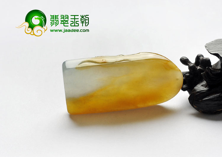 冰种褐黄翡缅甸翡翠A货观音挂件