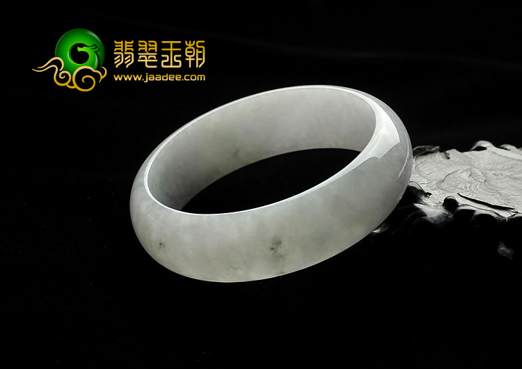 糯冰种晴水缅甸翡翠A货手镯（58.7mm）