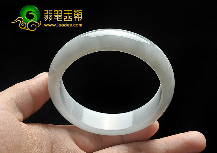 糯冰种晴水缅甸翡翠A货手镯（58.8mm）