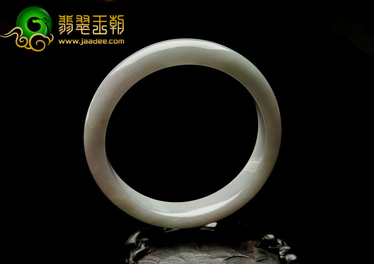糯冰种晴水缅甸翡翠A货手镯（54.4mm）