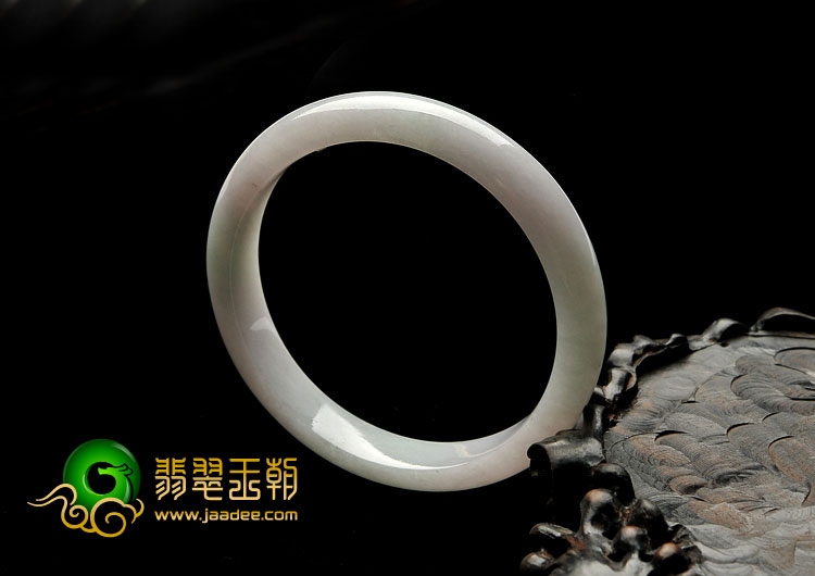 糯冰种晴水缅甸翡翠A货手镯（57.6mm）