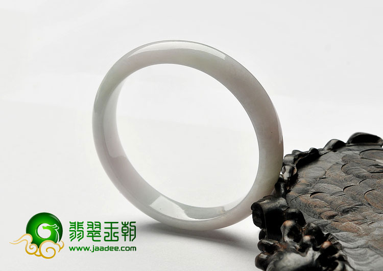 糯冰种晴水缅甸翡翠A货手镯（57.6mm）