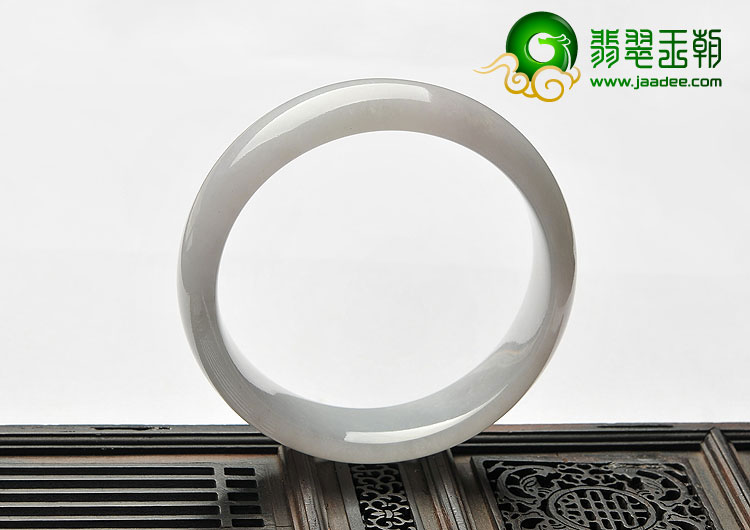 糯冰种晴水缅甸翡翠A货手镯（56.8mm）
