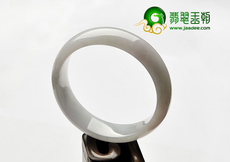 糯冰种晴水缅甸翡翠A货手镯（56.8mm）