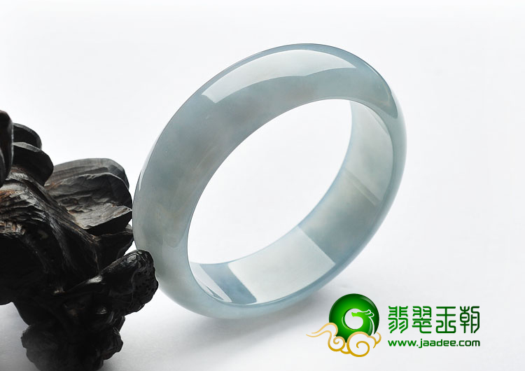 糯冰种晴水缅甸翡翠A货手镯（59.4mm）