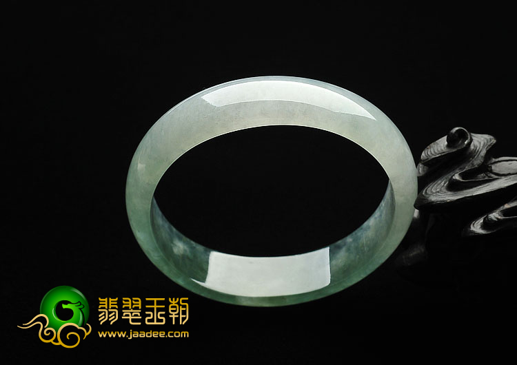 冰种晴水缅甸翡翠A货贵妃镯（55mm-50.3mm）