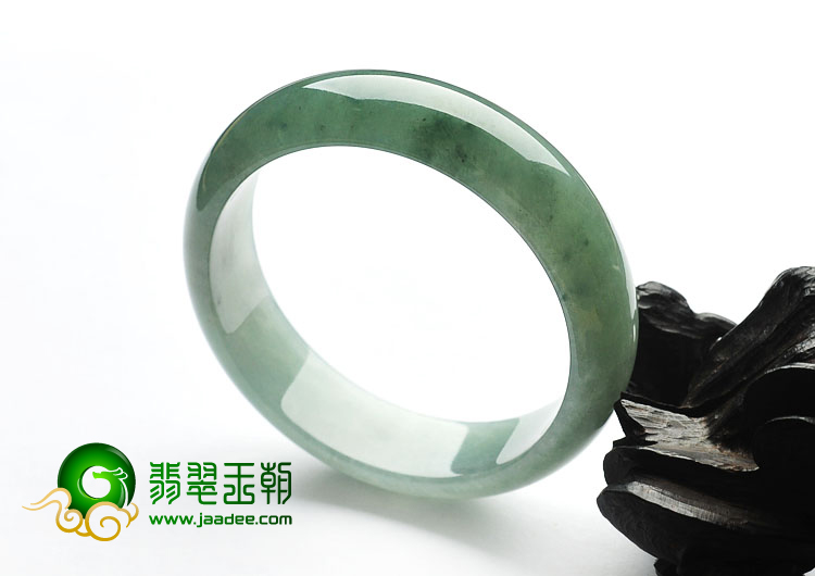 糯冰种晴水缅甸翡翠A货手镯（58.6mm）
