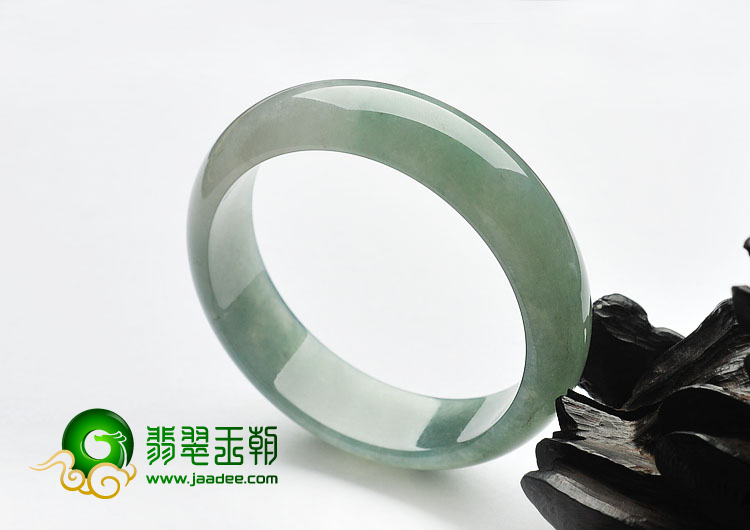 糯冰种晴水缅甸翡翠A货手镯（59.3mm）