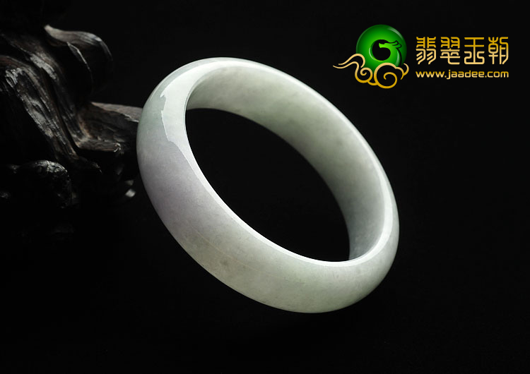 糯冰种晴水紫罗兰缅甸翡翠A货手镯（60.5mm）