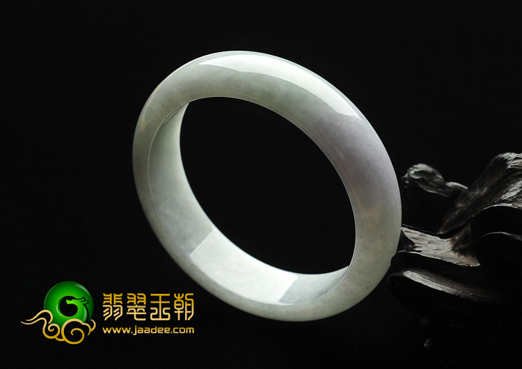 糯冰种晴水紫罗兰缅甸翡翠A货手镯（60.5mm）