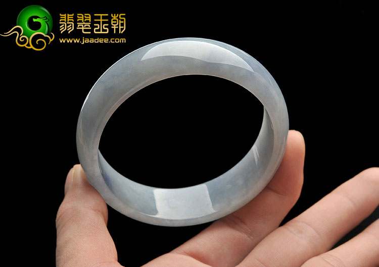 糯冰种紫罗兰缅甸翡翠A货手镯（61.6mm）
