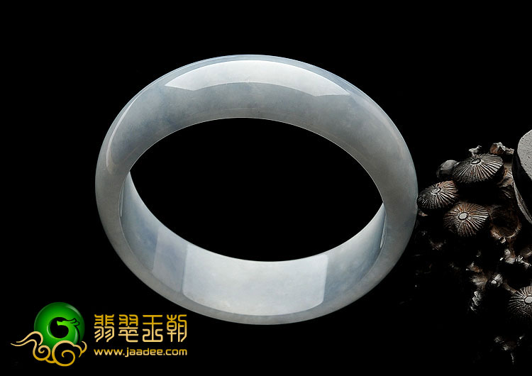 糯冰种紫罗兰缅甸翡翠A货手镯（61.6mm）
