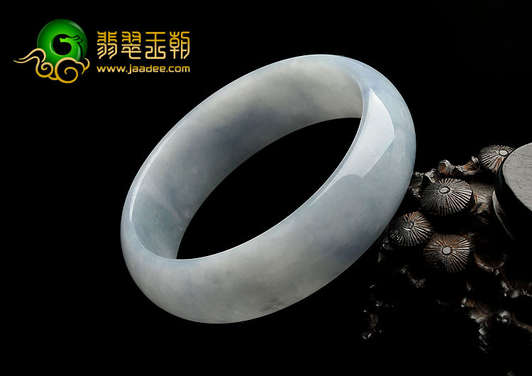糯冰种紫罗兰缅甸翡翠A货手镯（61.6mm）