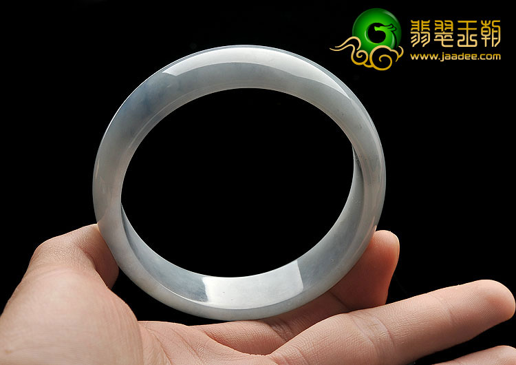 糯冰种紫罗兰缅甸翡翠A货手镯（61.2mm）