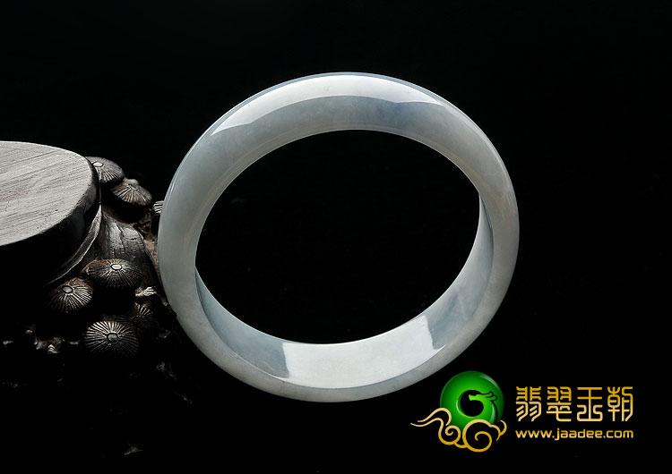 糯冰种紫罗兰缅甸翡翠A货手镯（61.2mm）