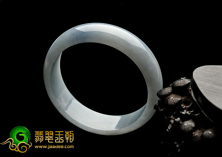 糯冰种紫罗兰缅甸翡翠A货手镯（61.2mm）