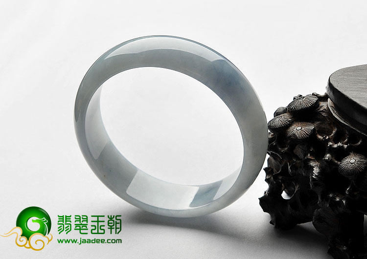 糯冰种紫罗兰缅甸翡翠A货手镯（61.2mm）