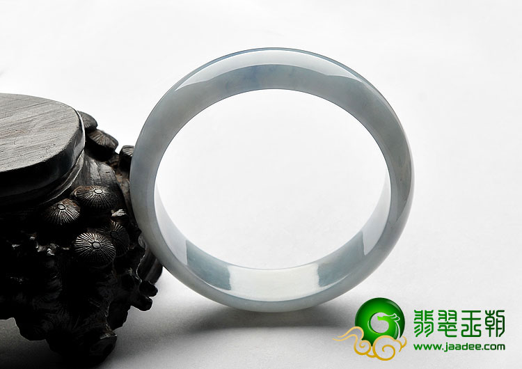 糯冰种紫罗兰缅甸翡翠A货手镯（61.2mm）