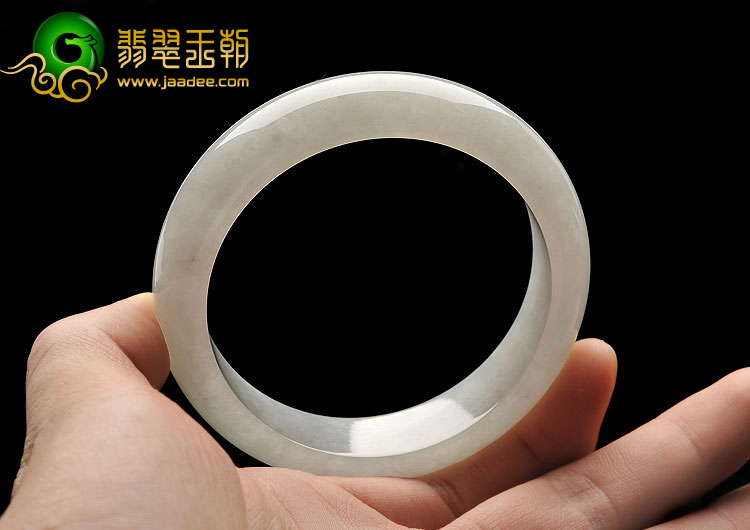 糯冰种晴水缅甸翡翠A货手镯（58.4mm）