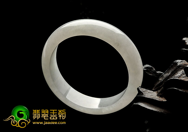 糯冰种晴水缅甸翡翠A货手镯（58.4mm）