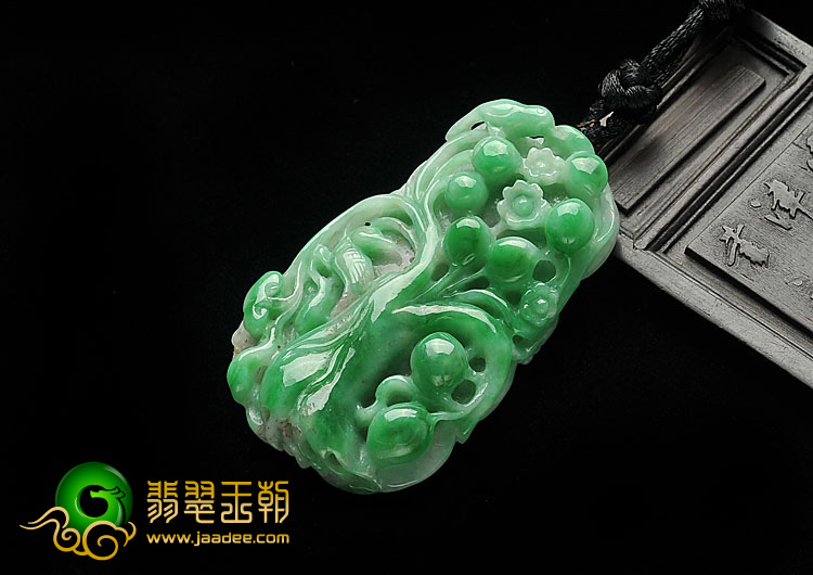 （一口价扫货）糯冰种阳绿缅甸翡翠A货富贵树挂件