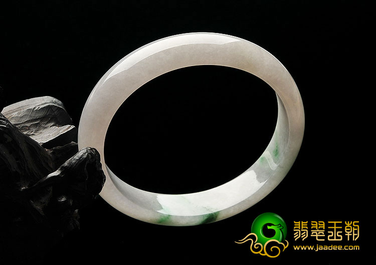 糯冰种飘花缅甸翡翠A货贵妃镯（55.6mm-50.8mm）