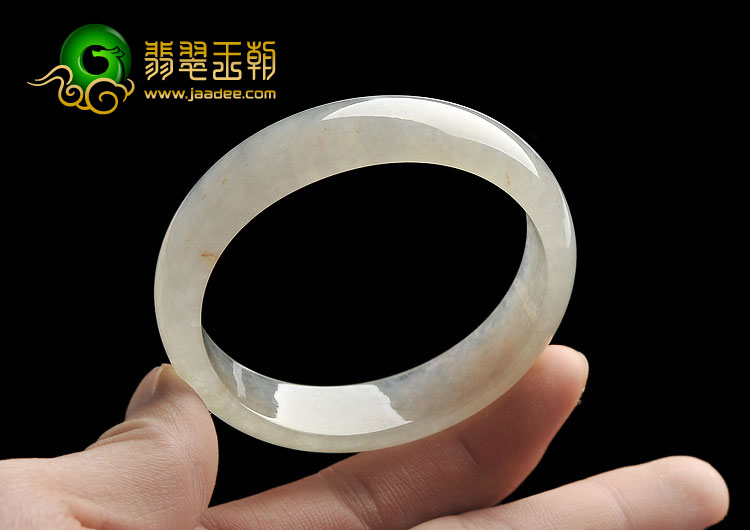 冰种晴水缅甸翡翠A货贵妃镯（53.3mm-47.2mm）