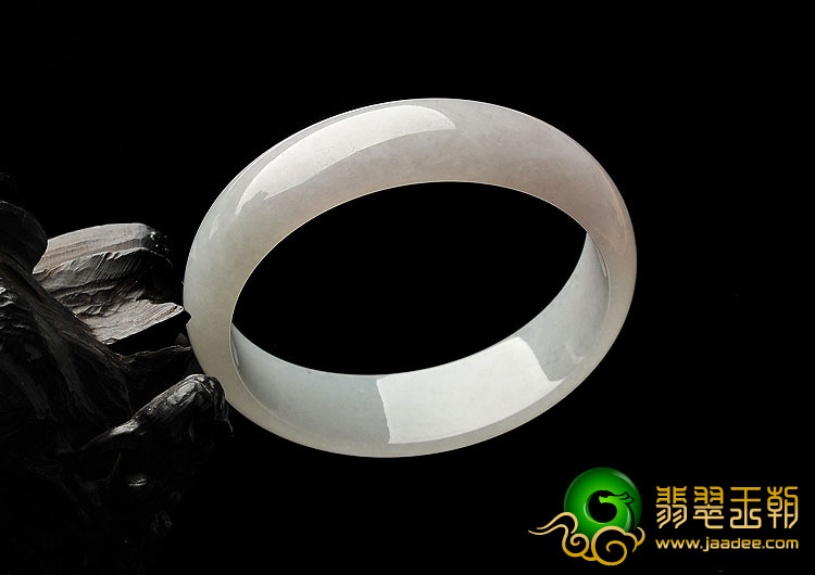 糯种晴水缅甸翡翠A货贵妃镯（54.7mm-49.2mm）