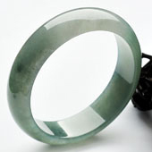 糯冰种晴水缅甸翡翠A货手镯（59.3mm）