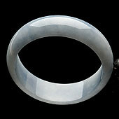 糯冰种紫罗兰缅甸翡翠A货手镯（61.6mm）