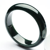 冰种油青缅甸翡翠A货手镯（52.3mm）